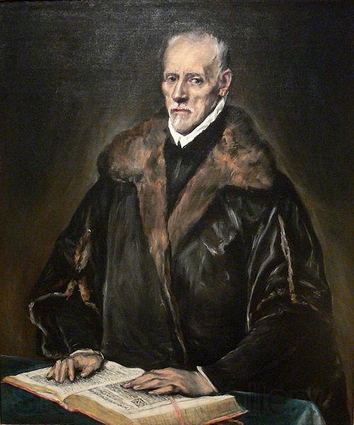 El Greco Portrait of Dr. Francisco de Pisa Spain oil painting art